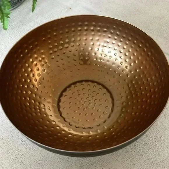 Copper & black large bowl - Picture 2 of 6